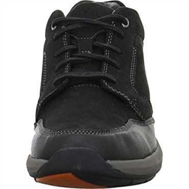 Clarks Nubuck Negro Seco De La Costa De La Onu