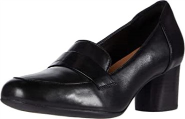 Un Cosmo Way Cuero Negro Clarks Cuero Negro