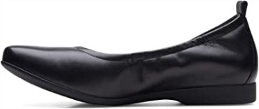 Un Darcey Vibe Clarks Cuero Negro