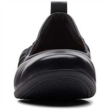 Un Darcey Vibe Clarks Cuero Negro
