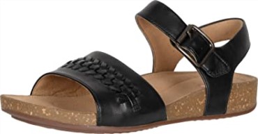 Un Perri Way Sandalia Mujer Negro Piel Clarks