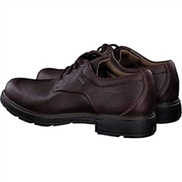 Zapatos De Cuero Gore-tex Sin Pisar Marron Oscuro Clarks