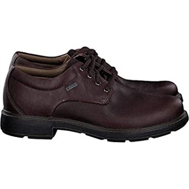 Zapatos De Cuero Gore-tex Sin Pisar Marron Oscuro Clarks