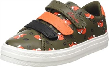 Zapatilla Clarks Khaki Unisex Niño Nova Early K