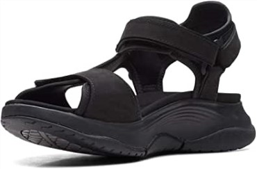 Sandalia Mujer Wave Skip Clarks Peine Negro