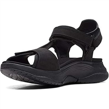 Sandalia Mujer Wave Skip Clarks Peine Negro