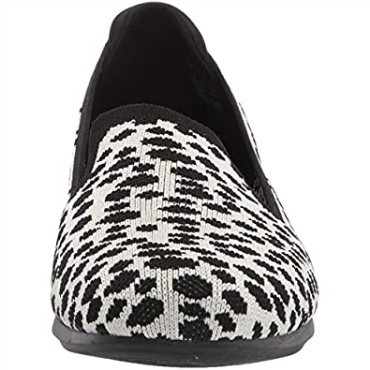 Mocasín Carly Dream De Mujer De Punto De Interés Negro Blanco Clarks