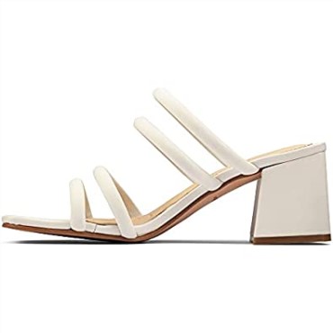 Blanco Sandalias De Tacón Mujer Clarks Sheer 65 Mule