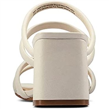 Blanco Sandalias De Tacón Mujer Clarks Sheer 65 Mule