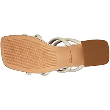Blanco Sandalias De Tacón Mujer Clarks Sheer 65 Mule