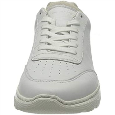Zapatillas Clarks Hombre Sprint Litelace De Cuero Combinado Blanco