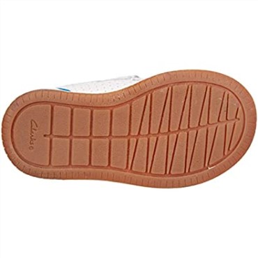 Zapatillas Clarks Fawn Solo K De Piel Blanca Para Niño