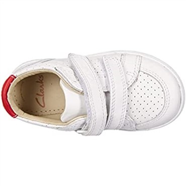 Zapatillas Clarks Fawn Solo K De Piel Blanca Para Niño