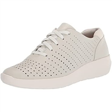 Clarks Kayleigh Aster Oxford De Cuero Blanco Para Mujer