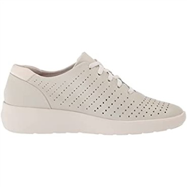 Clarks Kayleigh Aster Oxford De Cuero Blanco Para Mujer