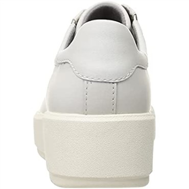 Sneaker Mujer Clarks Layton De Piel Blanca Con Cordones