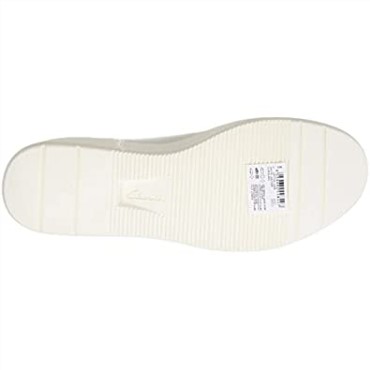 Sneaker Mujer Clarks Layton De Piel Blanca Con Cordones