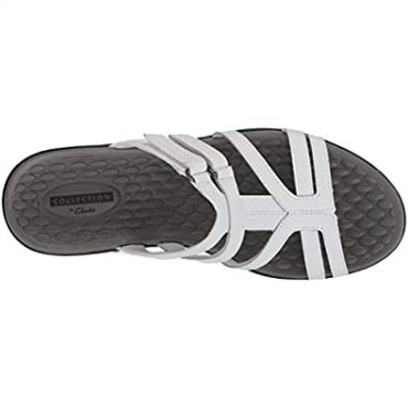 Sandalia Mujer Clarks Sonar Pilot En Piel Blanca