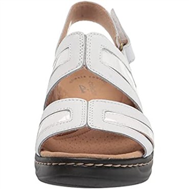 Sandalia Plana Mujer Combi Clarks Lexi Jade Piel Sintética Blanca
