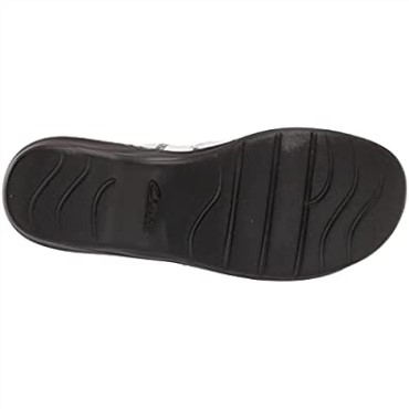 Sandalia Plana Mujer Combi Clarks Lexi Jade Piel Sintética Blanca