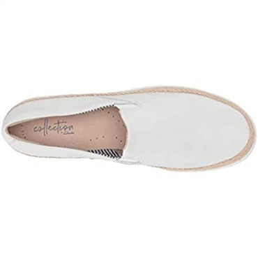 Mocasín Mujer Clarks Marie Perla Piel Blanca
