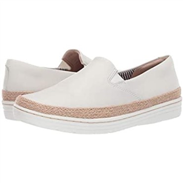 Mocasín Mujer Clarks Marie Perla Piel Blanca