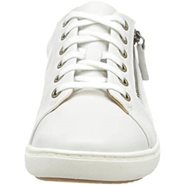Sneaker Mujer Clarks Nalle En Piel Blanca