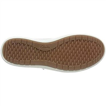 Sneaker Mujer Clarks Nalle En Piel Blanca