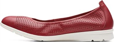 Bailarinas De Mujer Clarks Jenette Easy Con Suela Blanca
