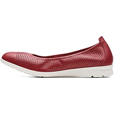 Bailarinas De Mujer Clarks Jenette Easy Con Suela Blanca