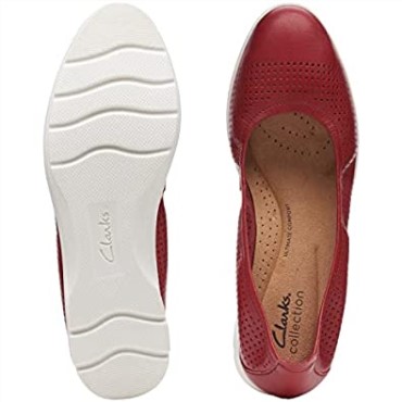 Bailarinas De Mujer Clarks Jenette Easy Con Suela Blanca