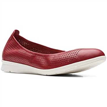 Bailarinas De Mujer Clarks Jenette Easy Con Suela Blanca