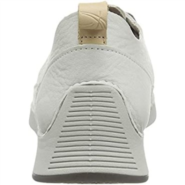 Zapatillas Bajas De Hombre Clarks Tri Spark De Cuero Blanco Blanco