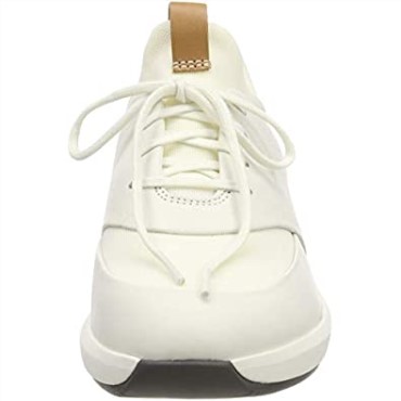 Derby Clarks De Mujer Un Rio Encaje Blanco Cuero Blanco