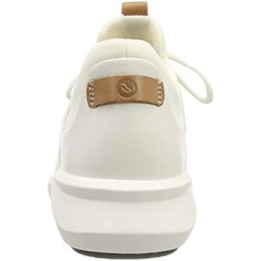 Derby Clarks De Mujer Un Rio Encaje Blanco Cuero Blanco