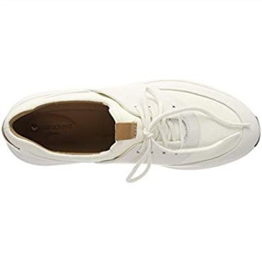 Derby Clarks De Mujer Un Rio Encaje Blanco Cuero Blanco