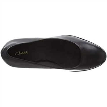 Zapato De Salón Clarks Mujer 26 Ante Vino 1528764