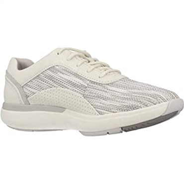Mujer Calzado Deportivo Mujer Un Cruise Encaje Blanco Blanco Clarks