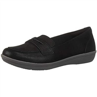 Mujer 26137762 Ayla Form Clarks Nubuck Sintético Negro