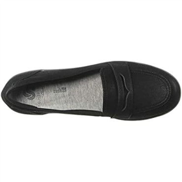 Mujer 26137762 Ayla Form Clarks Nubuck Sintético Negro