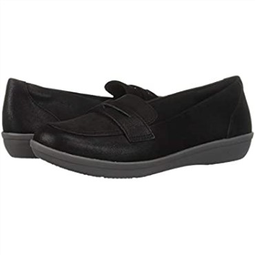 Mujer 26137762 Ayla Form Clarks Nubuck Sintético Negro
