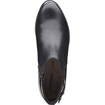 Addiy Kara - Botines De Piel Con Punta De Almendra Para Mujer, Clarks Negros