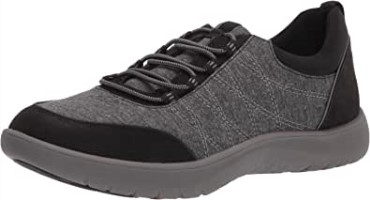 Zapatillas Mujer Adella Holly Clarks Negras