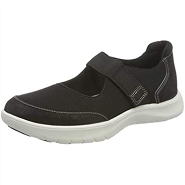Zapatilla Mujer Adella West Textil Negro Clarks