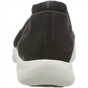 Zapatilla Mujer Adella West Textil Negro Clarks