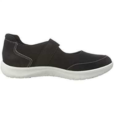Zapatilla Mujer Adella West Textil Negro Clarks