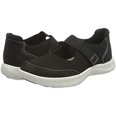 Zapatilla Mujer Adella West Textil Negro Clarks