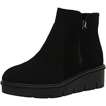 Botines Mujer Airbell Vibe Ante Negro Clarks