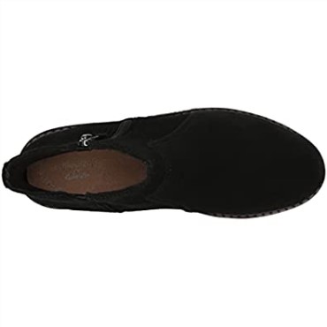 Botines Mujer Airbell Vibe Ante Negro Clarks