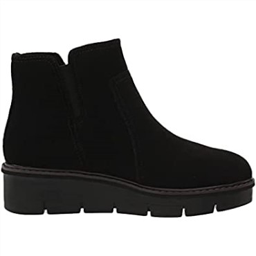 Botines Mujer Airbell Vibe Ante Negro Clarks